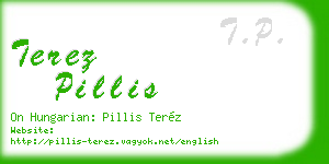 terez pillis business card