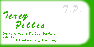 terez pillis business card